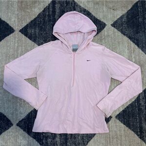 Nike Light Pink Zip-Up Hoodie